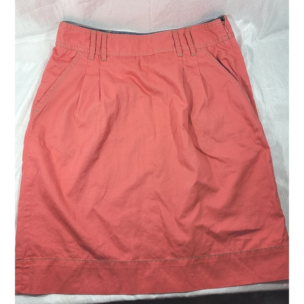 Boden Women's 100% Cotton Mini‎ Skirt - Coral - US Size 6R